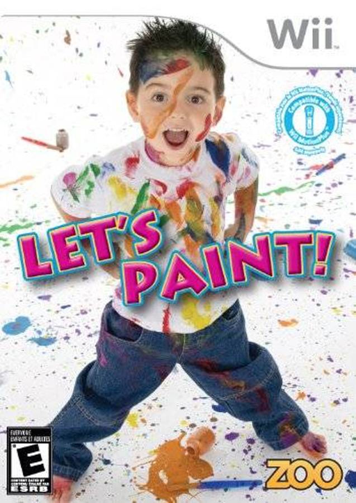 Let's Paint box art for Wii